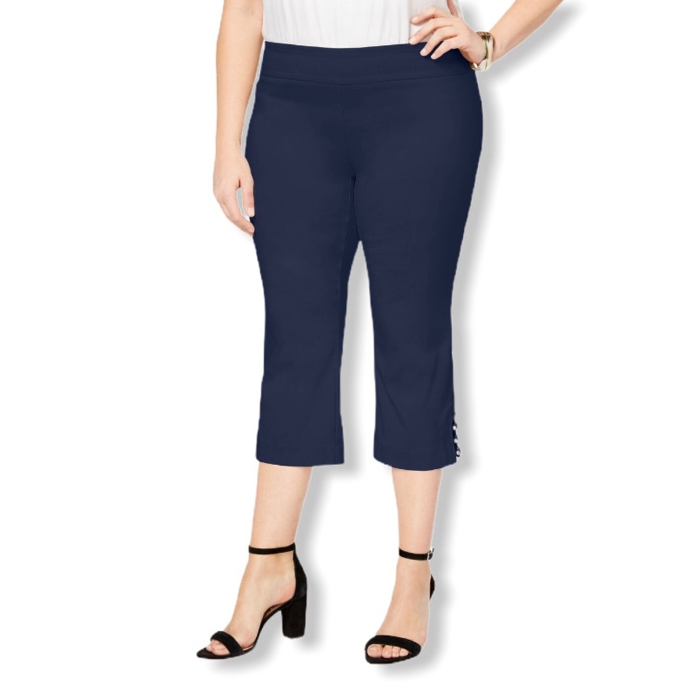 JM Collection Plus Size Capri Pants